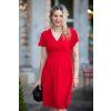 damske letni saty sona cervena