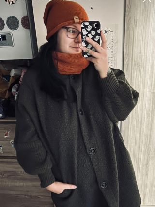 Vaše spokojené fotky, naše radostné tváře😍Zimní set (čepice a nákrčník) frčí🥳 Menší tip na dárek🎁😉 #zenyzenam #holkyztrhu