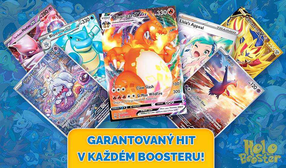 Pokémon karty - Holobooster