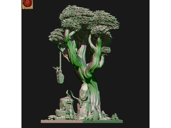 Wood elves Baggage train objective marker (digital file)
