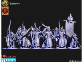 High Elves Archers unit with lion pelts (Lion order upgrades)