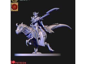 Dark elves Mounted lord with great weapon (digital file)
