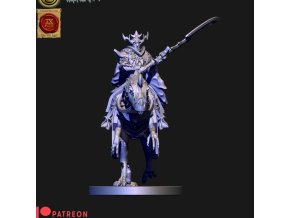 Dark elves Mounted lord with great weapon (elf)