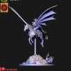 Dark elves Lord on Nightmare pegasus with great weapon(digital file)