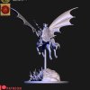 Dark elves Lord on Nightmare pegasus with great weapon(digital file)