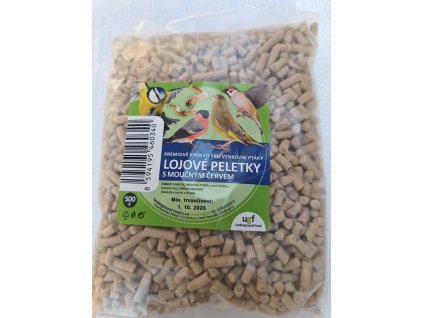 Lojové peletky s moučným červem 500g