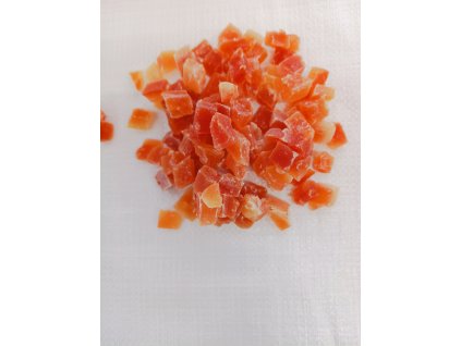 Sušená papaya kostky
