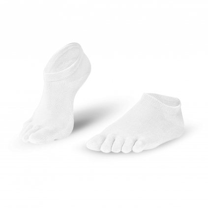 prstové ponožky nízké kotníkové bílé