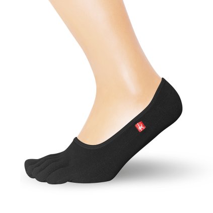 knitido track and trail no show black 1