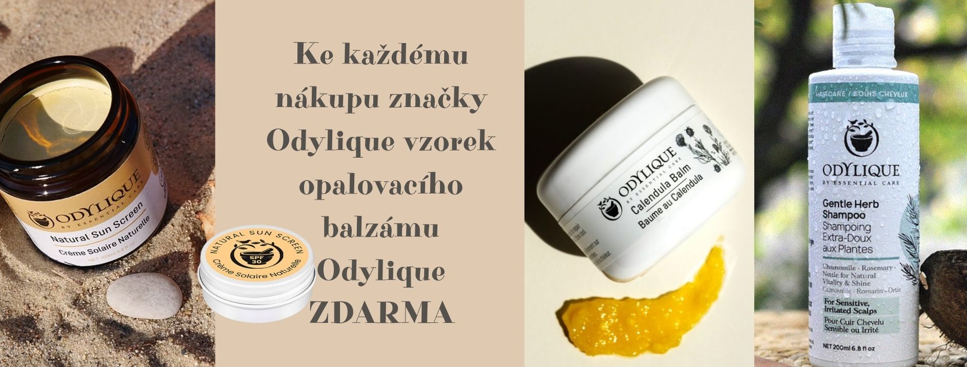 Odylique vzorek opalovacího balzámu zdarma