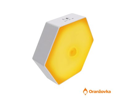 Nocni svetlo ORANZOVKA1 bez modreho svetla s pohybovym senzorem