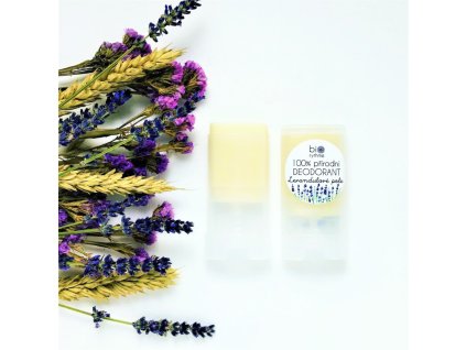 100% přírodní deodorant Levandulové pole, se sodou, Biorythme