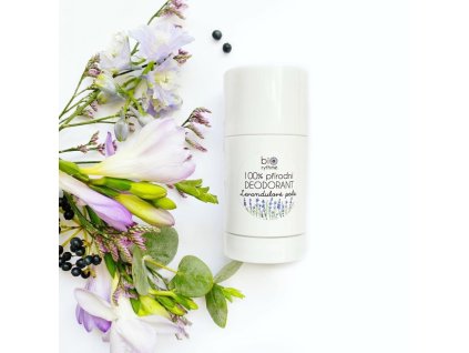 100% přírodní deodorant Levandulové pole, se sodou, Biorythme