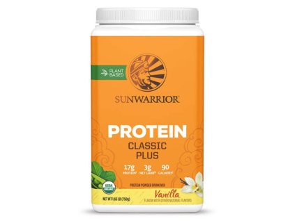 protein classic plus vanilla plant based sunwarrior 2