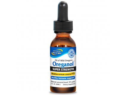 NORTH AMERICAN HERB & SPICE - OREGANOL P73 - Olejové kapky z extraktu DIVOKÉHO OREGANA [SUPER STRENGTH, 13.5ml-30ml]