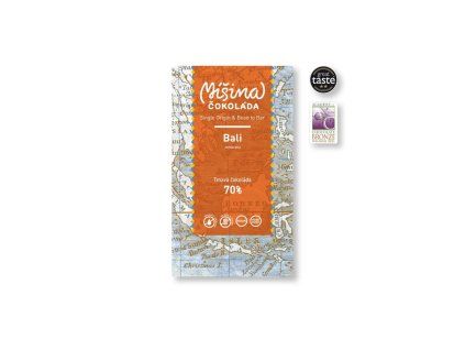 misina cokolada 70% tmava bali