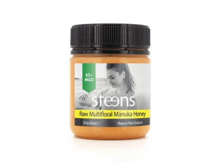 steens raw manuka honey 83 mgo 250g