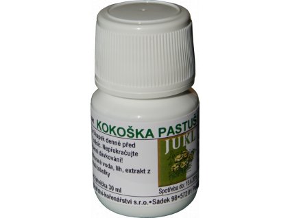 kokoska pastusi tobolka bylinna tinktura jukl 30 ml