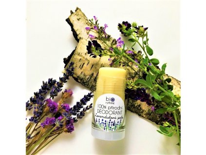 100% přírodní deodorant Levandulové pole, se sodou, Biorythme