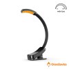 led lampa na cteni s klipem cerna bez modreho svetla