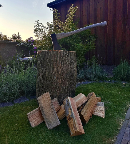 Hackklotz kaminholz-Hartholz
