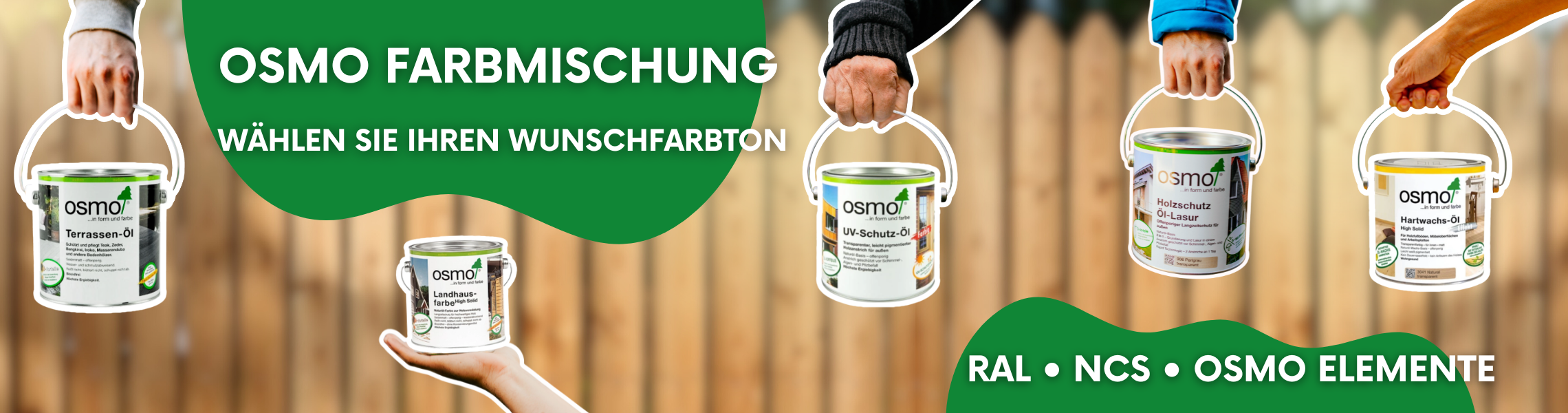 Osmo - míchání barev