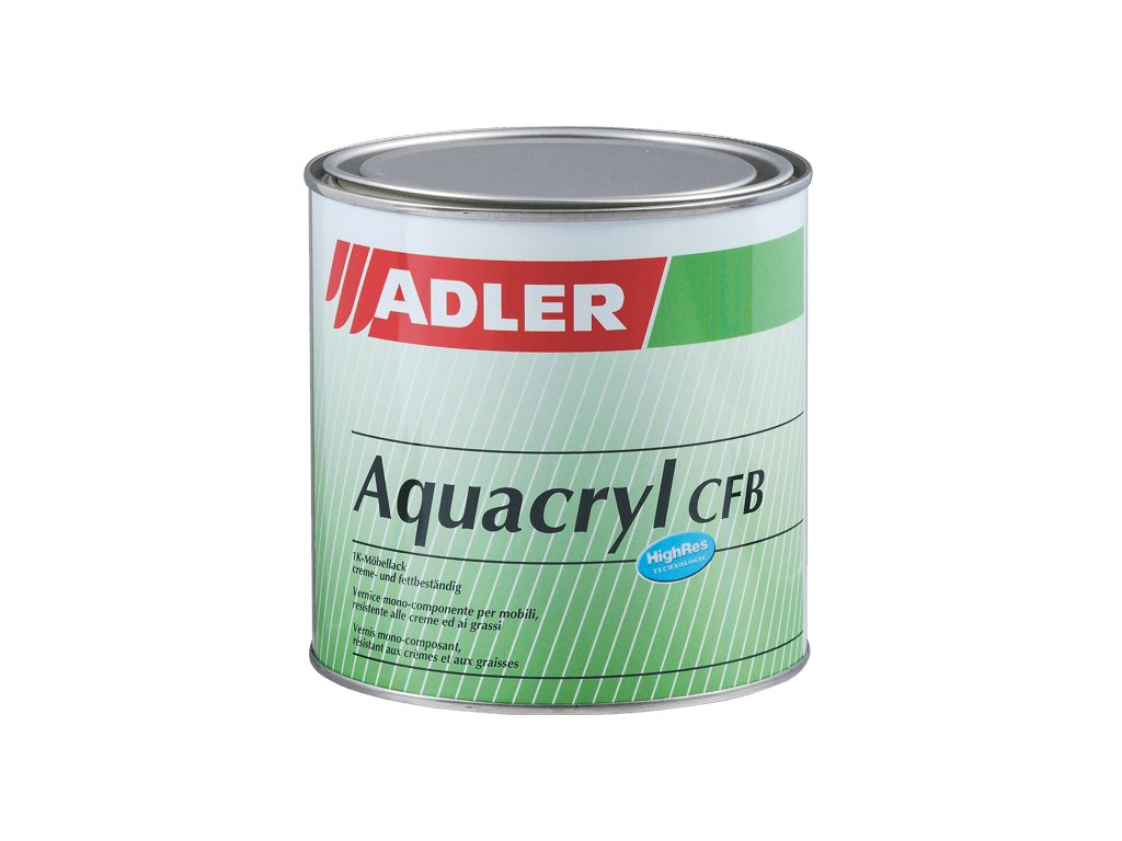 Adler AQUACRYL CFB G100 - Glänzend Farblos Wasserbasierter 0,75 l