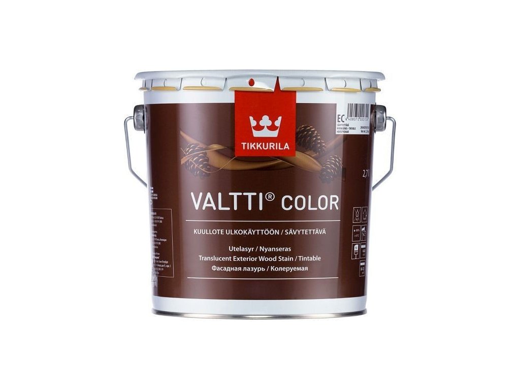 Tikkurila Valtti Color - základní báze - 0,9L - čirá - bezbarvá  + ein Geschenk zur Bestellung über 37 €