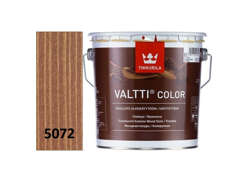 Tikkurila Valtti Color - 9L -5072 - teak - Honka  + ein Geschenk im Wert von bis zu 8 € zu Ihrer Bestellung
