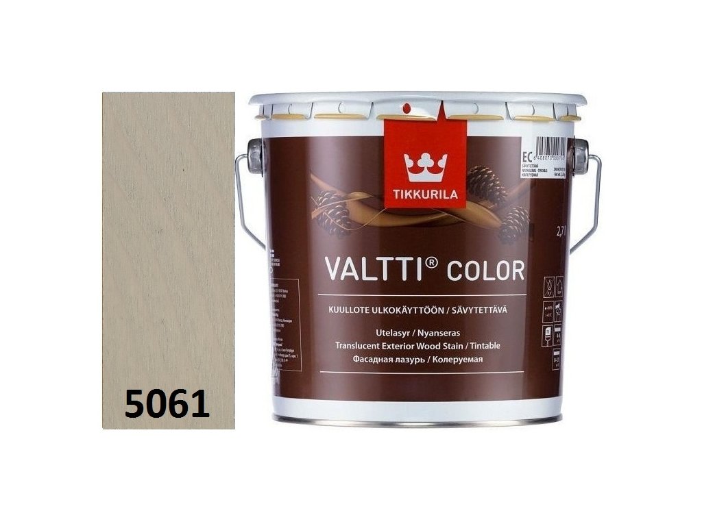Tikkurila Valtti Color - 2,7L - 5061 - Kaisla  + ein Geschenk Ihrer eigenen Wahl zu Ihrer Bestellung
