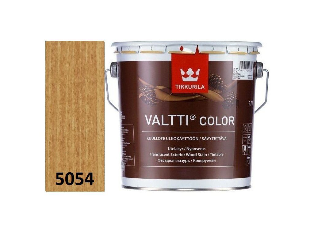 Tikkurila Valtti Color - 9L - 5054 - modřín - Kantarelli  + ein Geschenk im Wert von bis zu 8 € zu Ihrer Bestellung