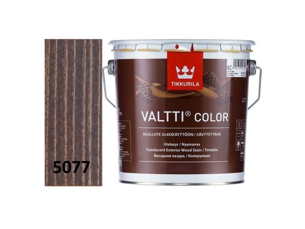Tikkurila Valtti Color - 2,7L - 5077 - kaštan - Kanto  + ein Geschenk Ihrer eigenen Wahl zu Ihrer Bestellung