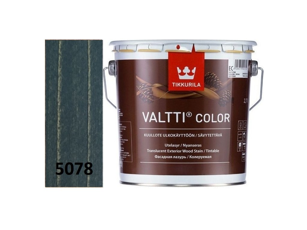 Tikkurila Valtti Color - 0,9L - 5078 - Kataja  + ein Geschenk zur Bestellung über 37 €