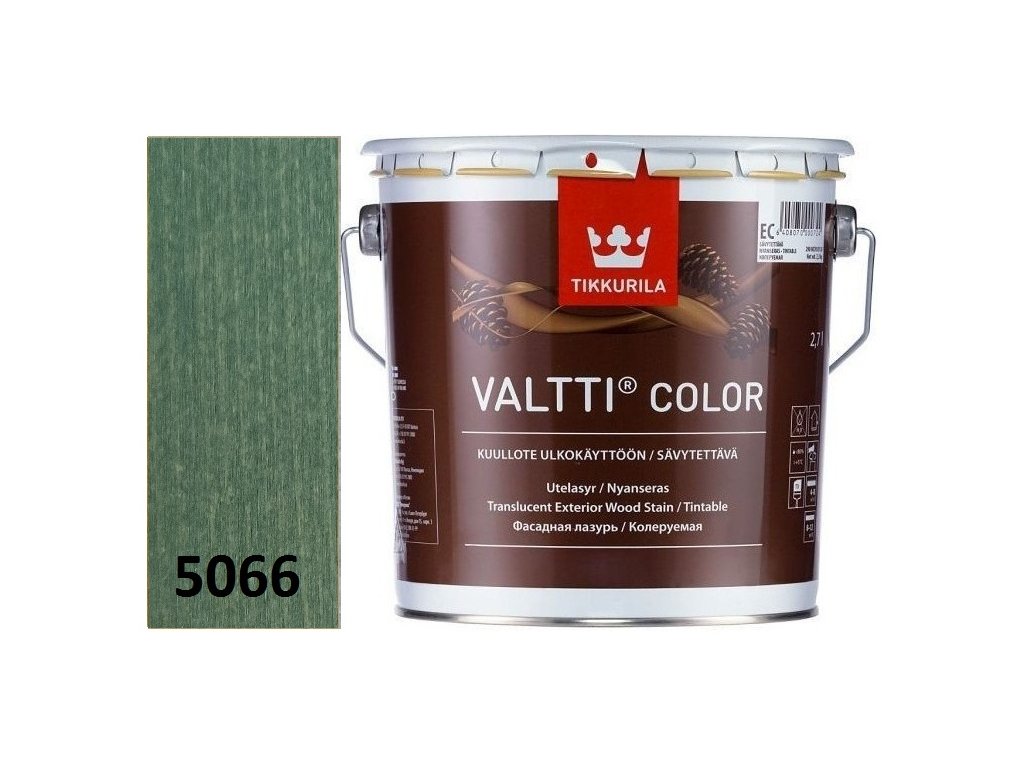 Tikkurila Valtti Color - 2,7L - 5066 - jedlově zelená - Lehti  + ein Geschenk Ihrer eigenen Wahl zu Ihrer Bestellung