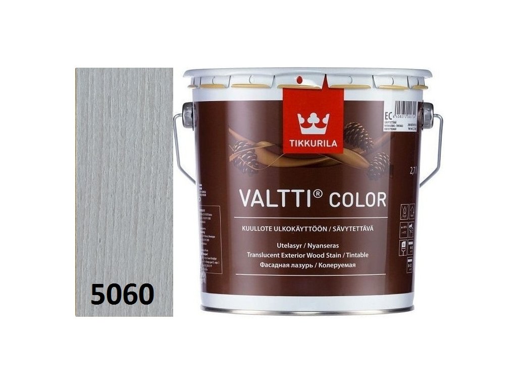 Tikkurila Valtti Color - 2,7L  - 5060 - Lumi (bílá)  + ein Geschenk Ihrer eigenen Wahl zu Ihrer Bestellung