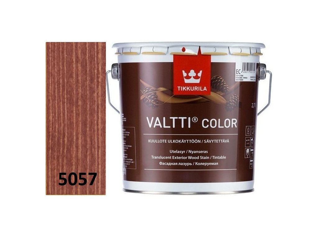 Tikkurila Valtti Color - 2,7L  - 5057 - Orava  + ein Geschenk Ihrer eigenen Wahl zu Ihrer Bestellung