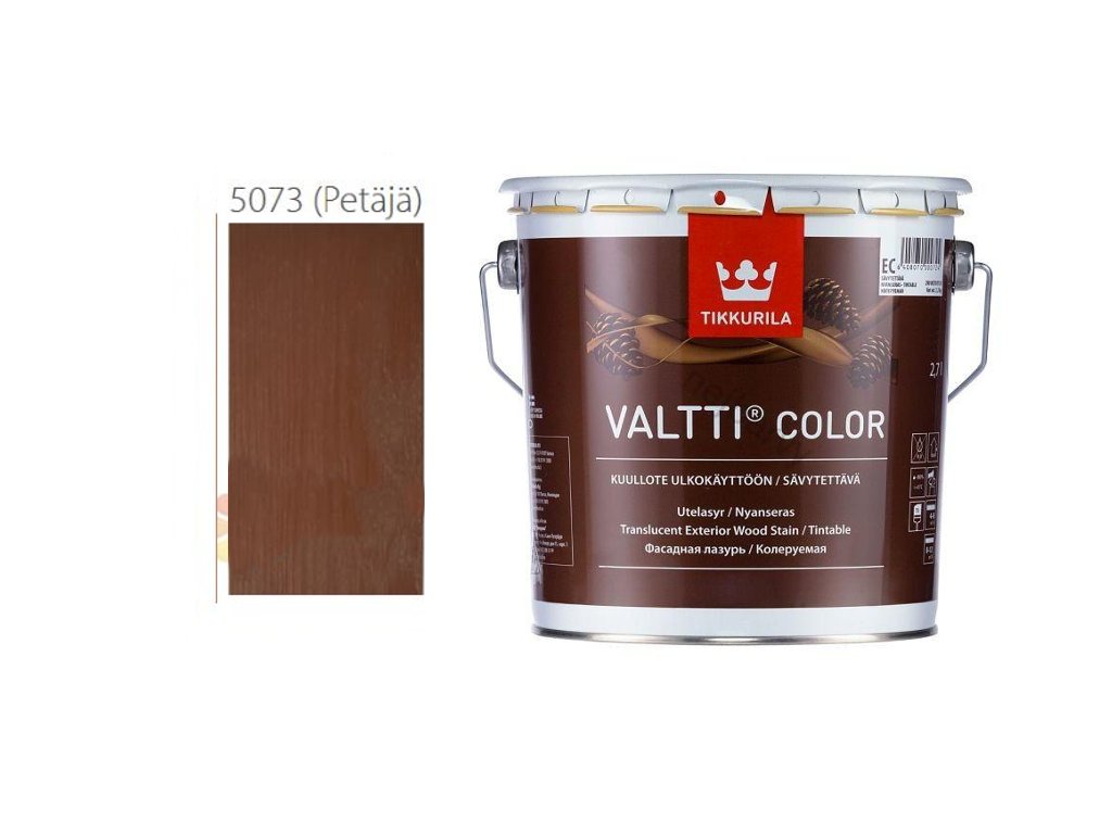 Tikkurila Valtti Color -  0,9L - 5073 - ořech - Petaja  + ein Geschenk zur Bestellung über 37 €