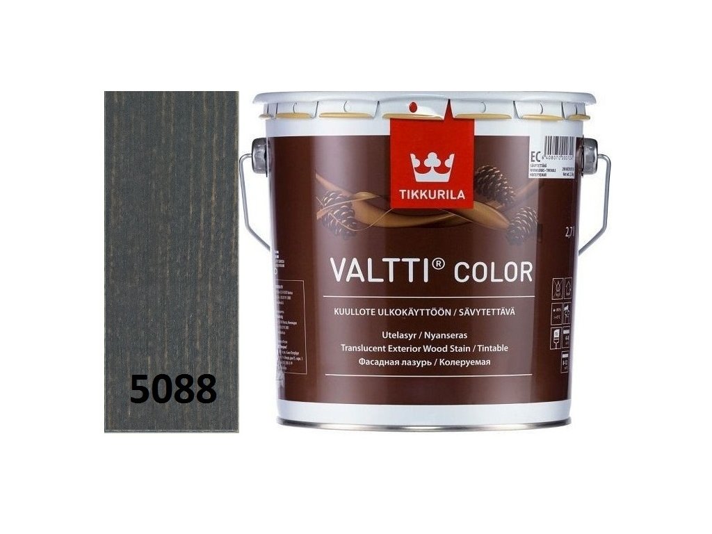 Tikkurila Valtti Color - 2,7L - 5088 - Turve  + ein Geschenk Ihrer eigenen Wahl zu Ihrer Bestellung