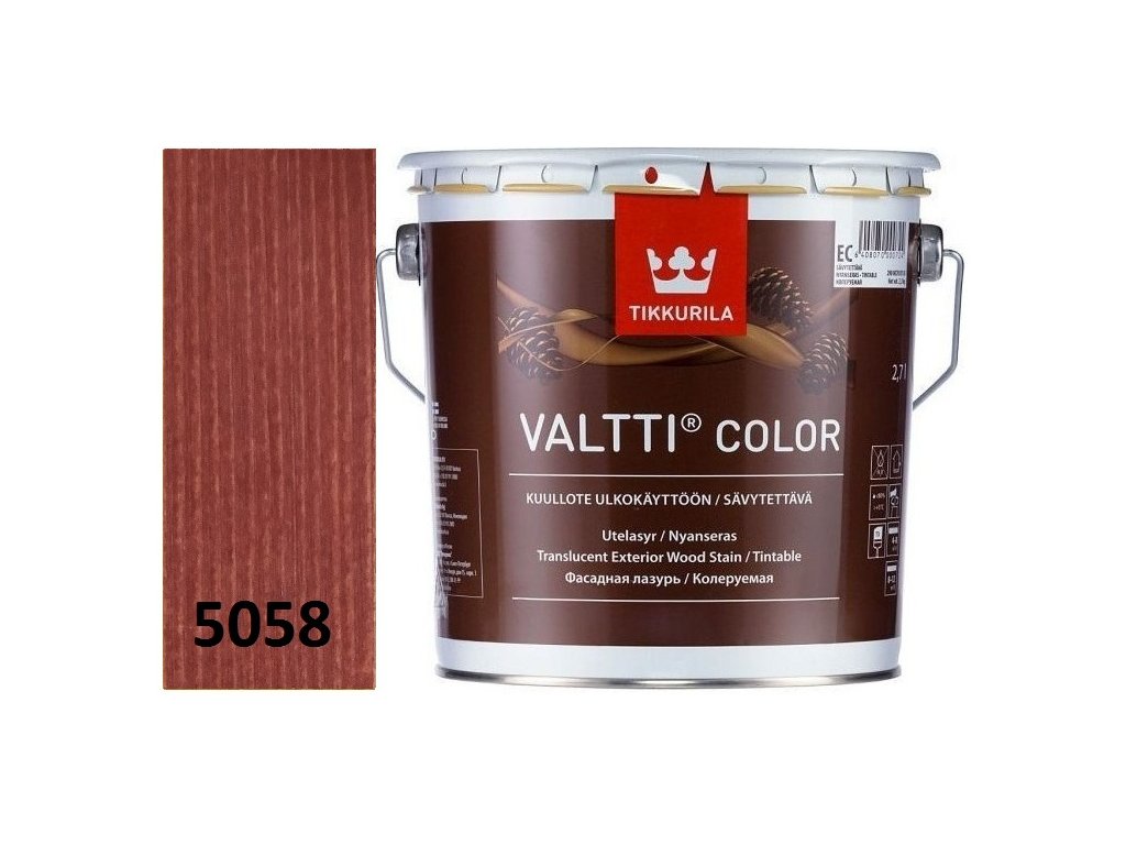 Tikkurila Valtti Color - 2,7L - 5058 - Varvikko  + ein Geschenk Ihrer eigenen Wahl zu Ihrer Bestellung