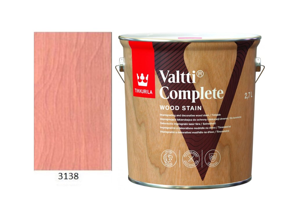 Tikkurila Valtti Complete -2,7L - 3138  + ein Geschenk Ihrer eigenen Wahl zu Ihrer Bestellung