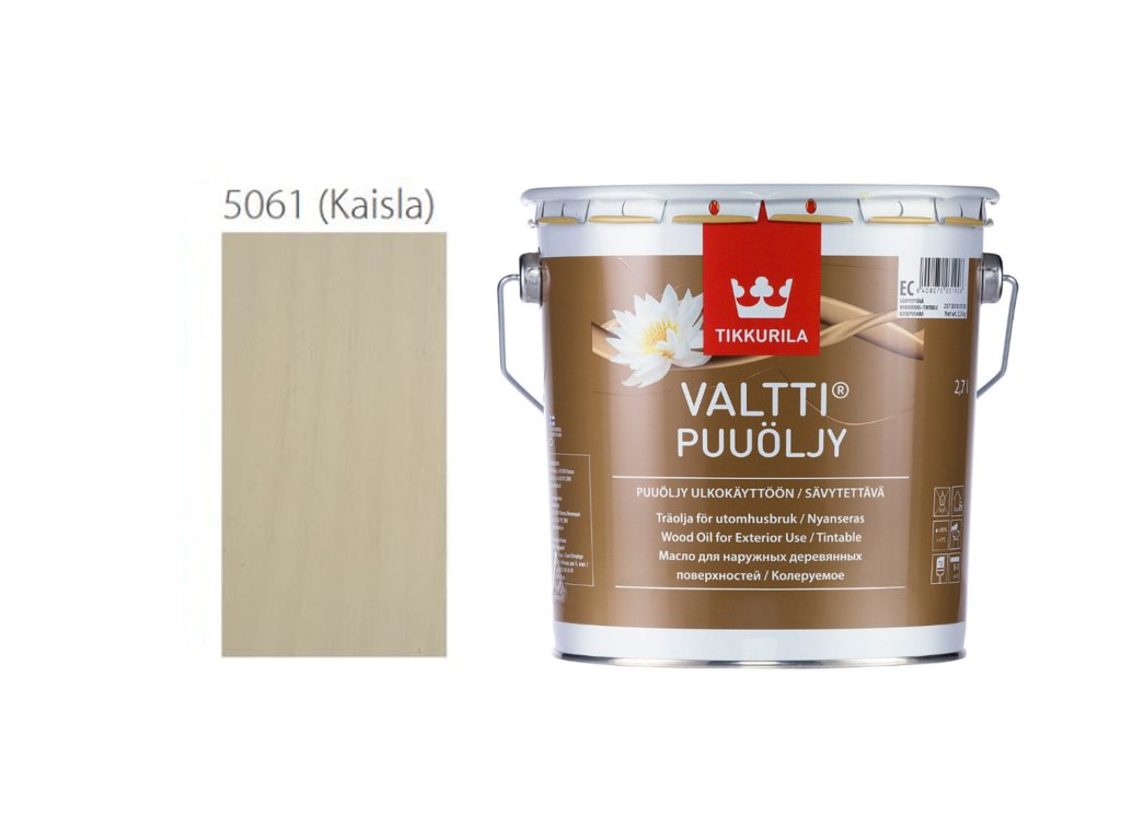 Tikkurila Valtti Wood Oil - PUUÖLJY - 9L - 5061 - Kaisla  + ein Geschenk im Wert von bis zu 8 € zu Ihrer Bestellung