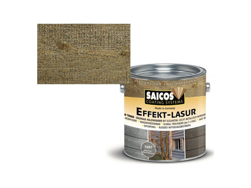 Saicos Effekt-Lasur 7698 Effekt-Gold  + Geschenk zur Bestellung