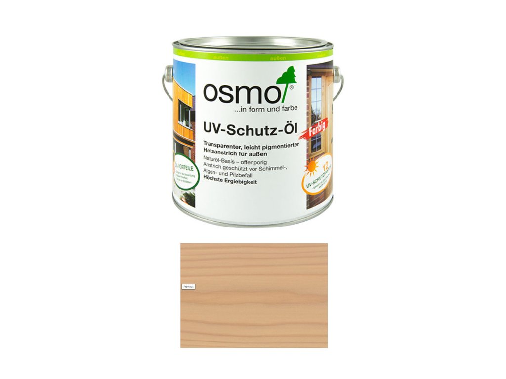 Osmo (UV - Schutzöl - Lärche halbmatt  426 mit einem Schutzlack) 25 L  + ein Geschenk im Wert von bis zu 8 € zu Ihrer Bestellung