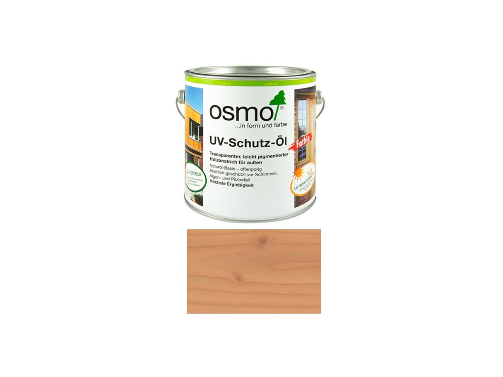 Osmo (UV - Schutz Öl Douglasien halbmatt  427 mit einem Schutzlack) 2,5L  + Geschenk zur Bestellung