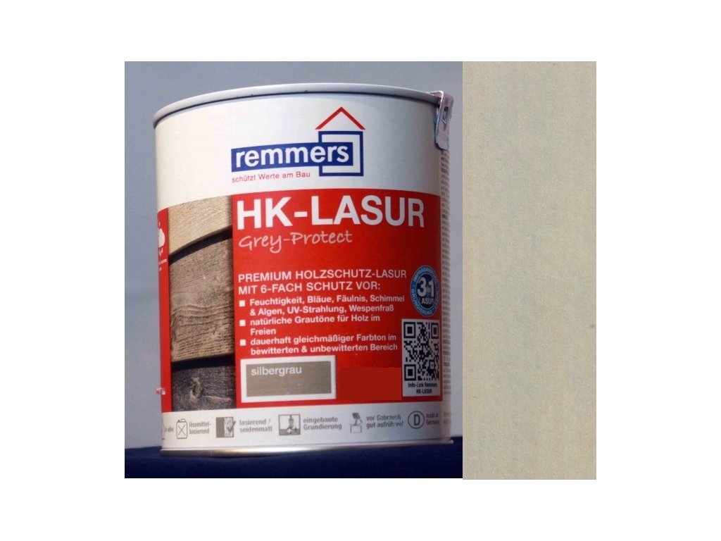 REMMERS - HK Lasur Grey-Protect* 2,5L Nebelgrau FT 20930  + Geschenk zur Bestellung