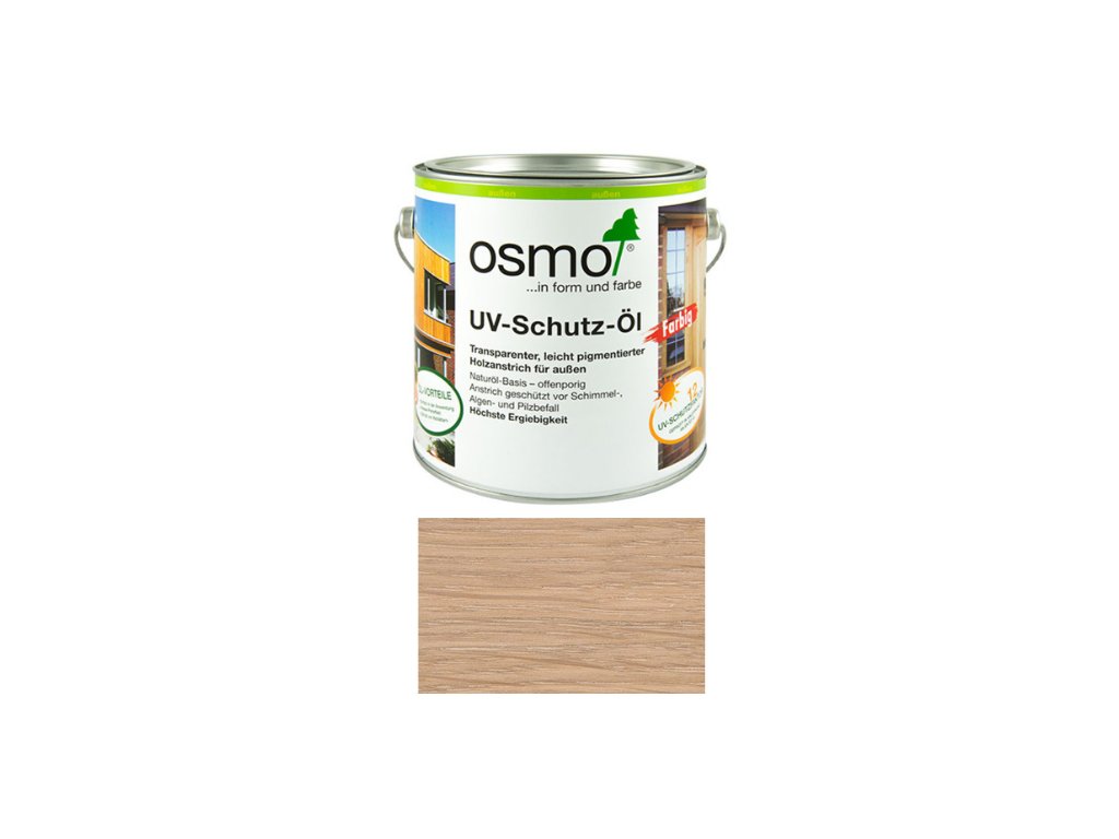 Osmo (UV - Schutzöl - naturell halbmatt  429 mit einem Schutzlack) 0,125L