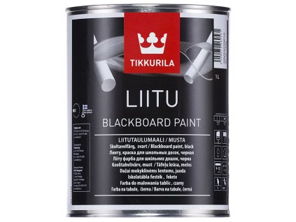 Liitu Musta Blackboard Paint 1L (Tafelfarbe)  + ein Geschenk zur Bestellung über 37 €