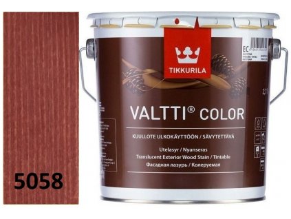 Tikkurila Valtti Color Holzlasur NEW - 0,9L - 5058 Varvikko  + ein Geschenk zur Bestellung über 37 €