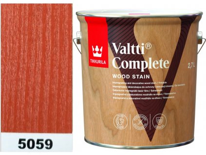 Tikkurila Valtti Complete - 2,7L - 5059 - Mahagoni - Marja  + ein Geschenk Ihrer eigenen Wahl zu Ihrer Bestellung