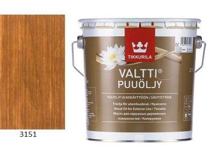 Tikkurila Valtti Wood Oil - PUUÖLJY - 9L - 3151  + ein Geschenk zur Bestellung